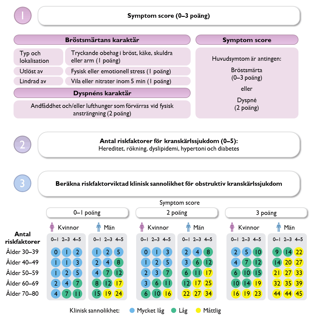 Kronisk kranskärlssjukdom - symtomskattning