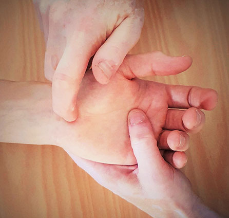 Karpaltunnelsyndrom, Tinels test